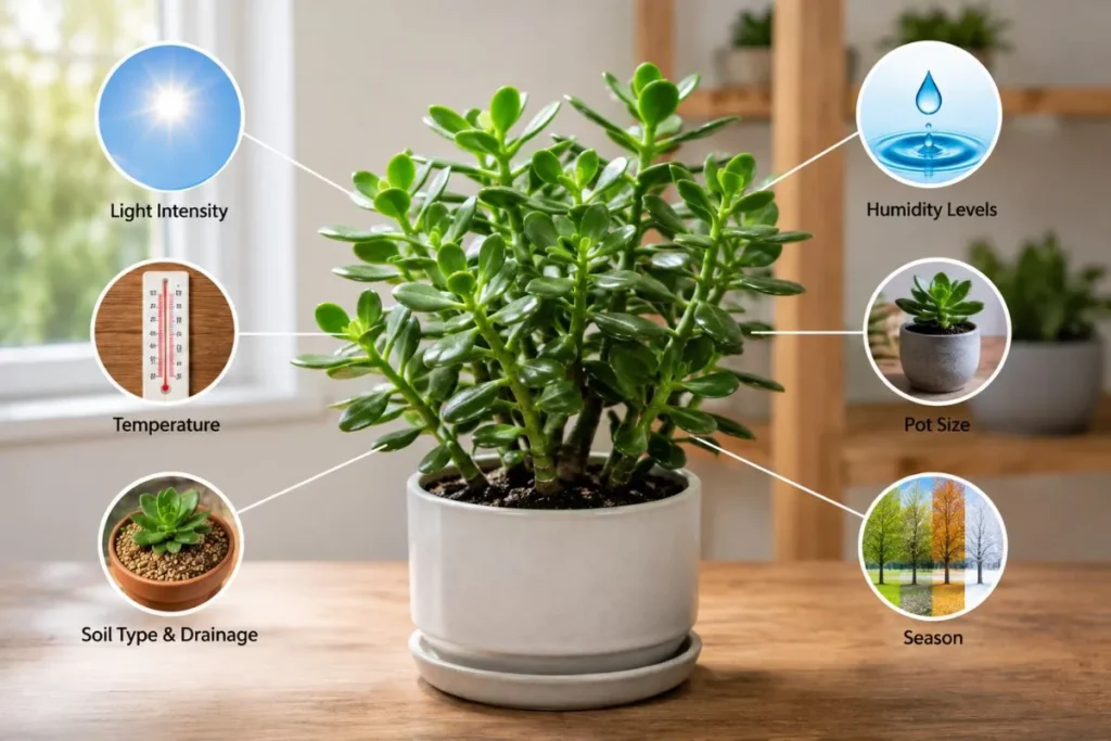 Factors That Affect Jade Plant Watering Needs