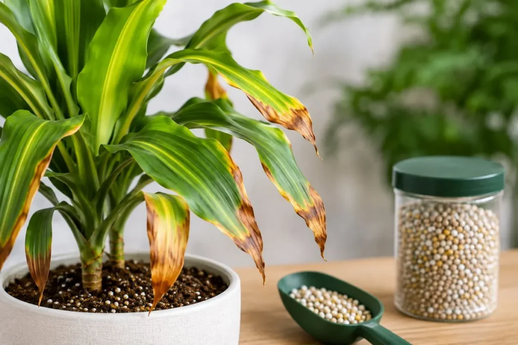 Fertilizer Can Burn the Leaf Tips
