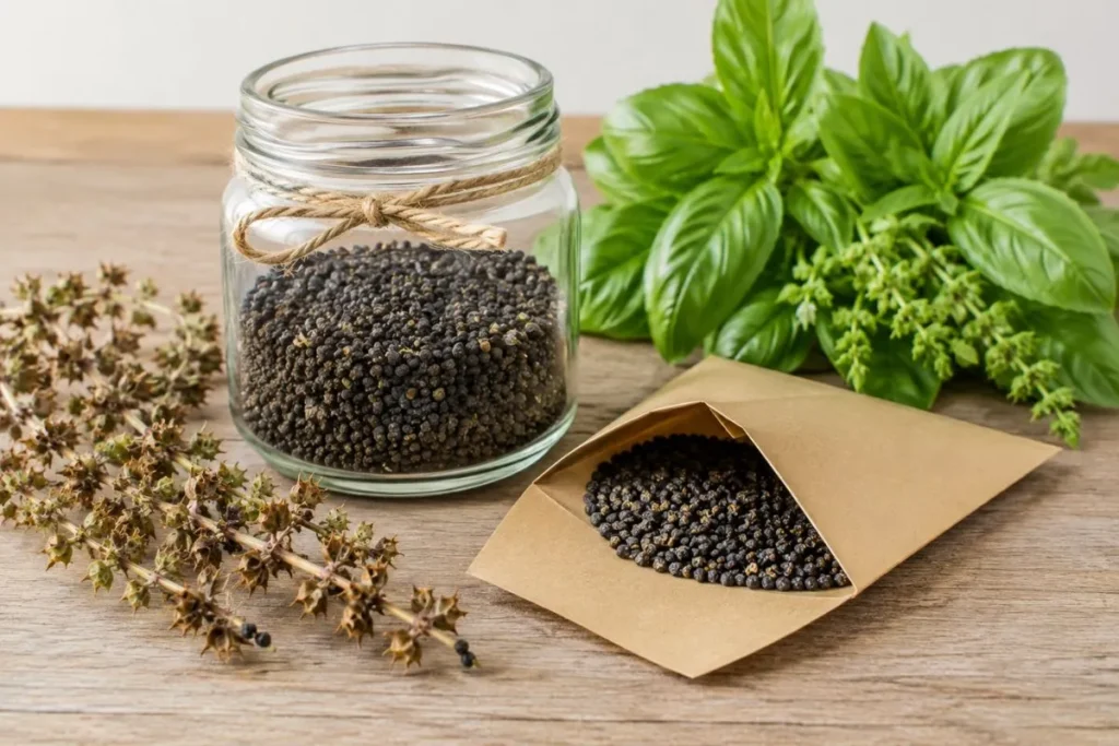 Glass Jar or Seed Envelope