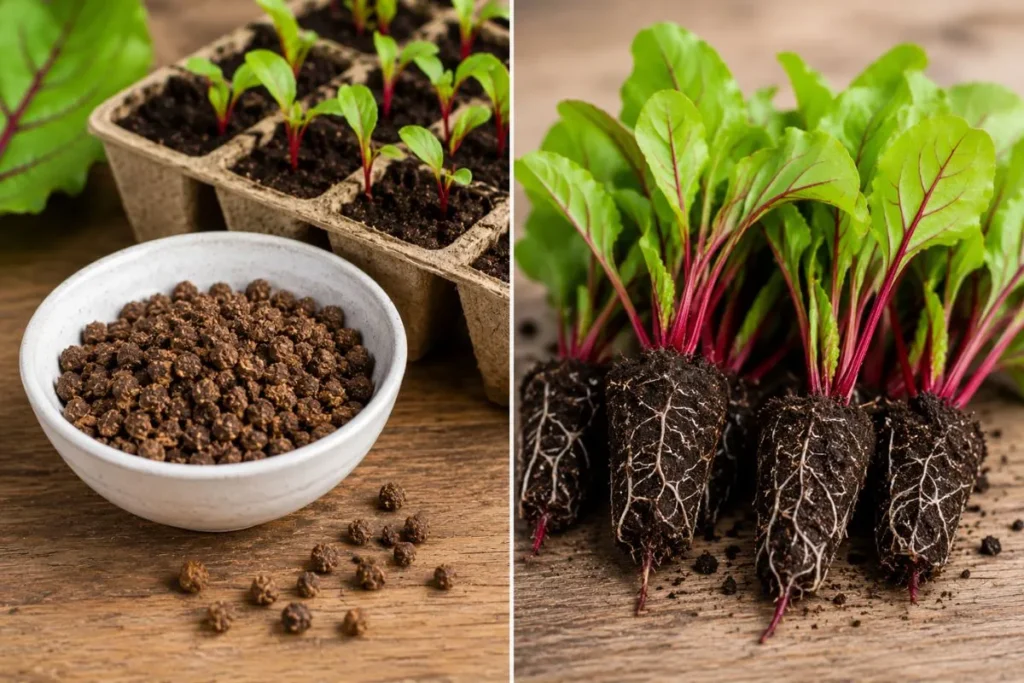 Grow Beets from Seeds or Seedlings