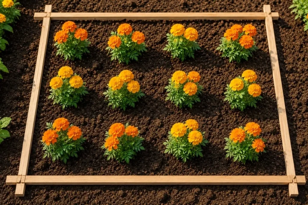 How Many Marigolds Per Square Foot