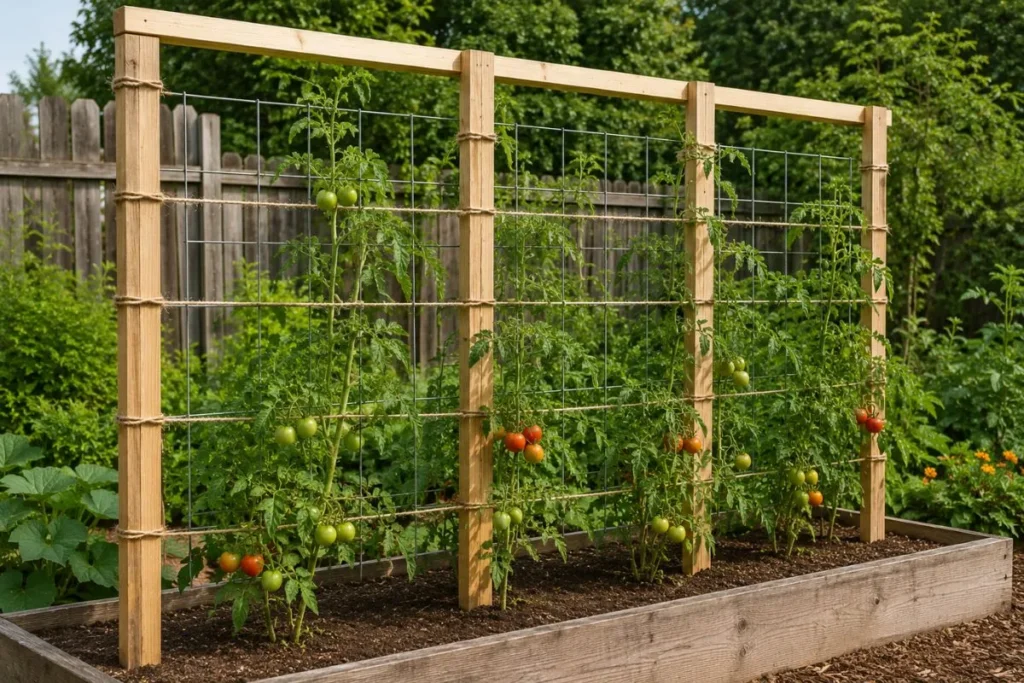 How to Build a Trellis for Tomato Plants
