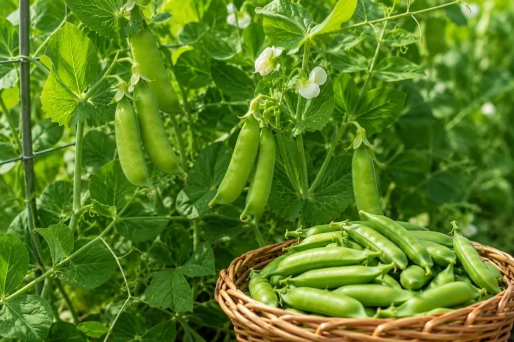 How to Harvest Sugar Snap Peas