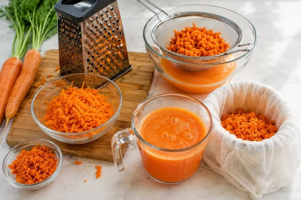 How to Make Carrot Juice Without a Juicer