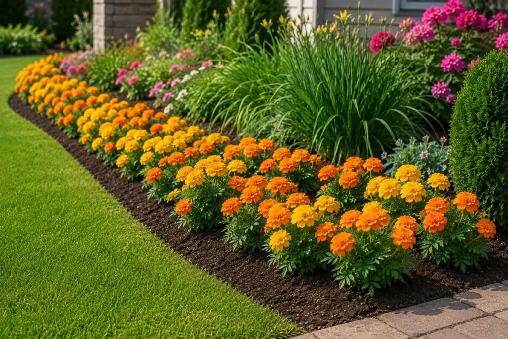 Marigolds Be Planted in Landscape Borders
