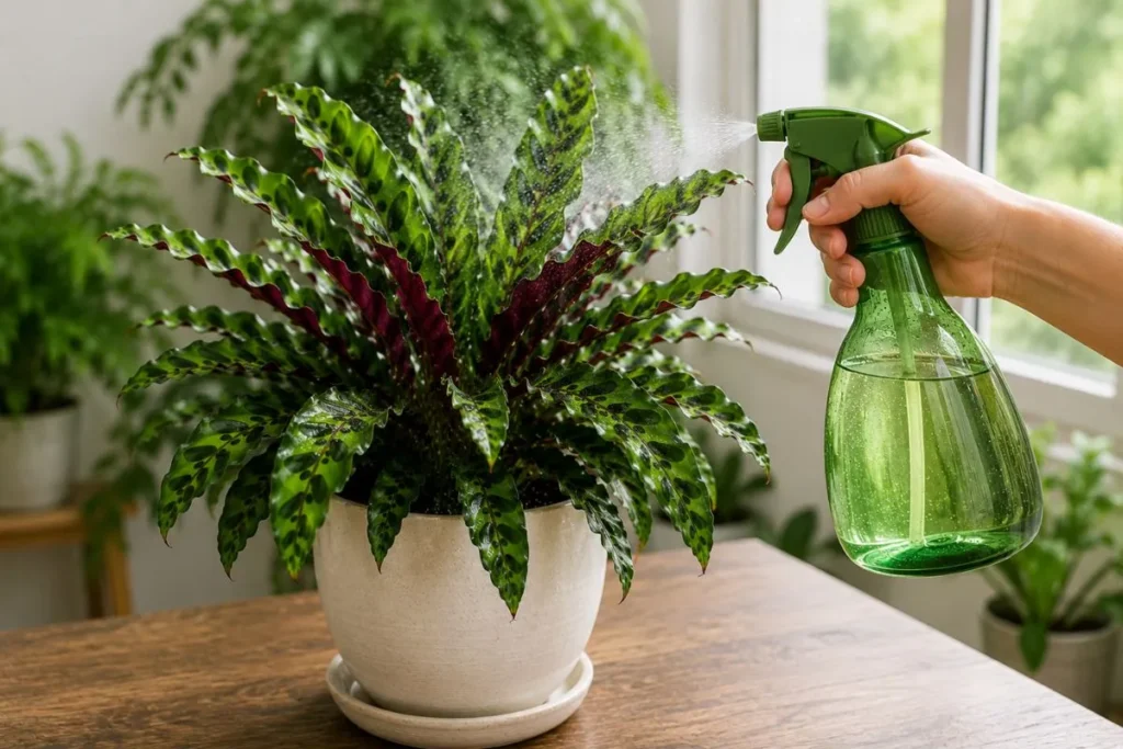 Mist a Rattlesnake Plant