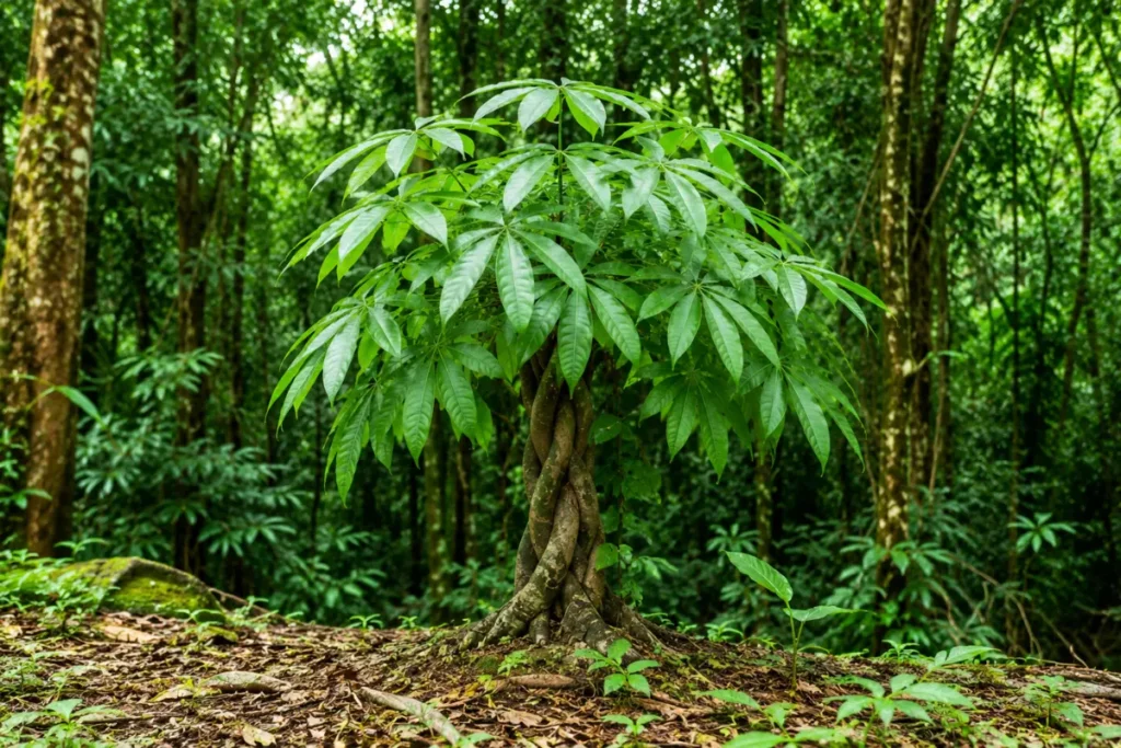 Money Tree Get in Its Natural Habitat