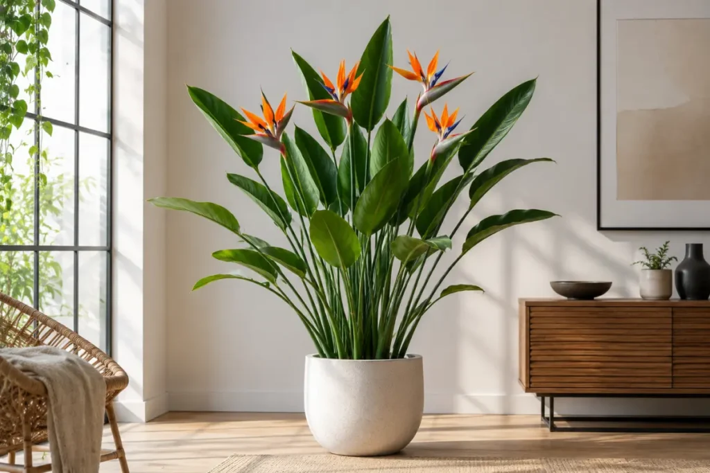Paradise plant indoors