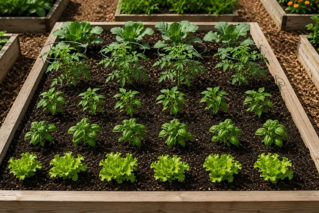 Raised Bed Plant Spacing