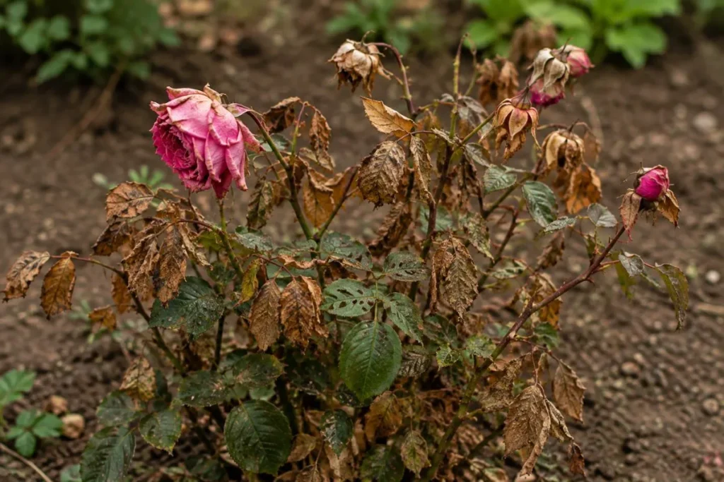Rose Plant Dying Suddenly