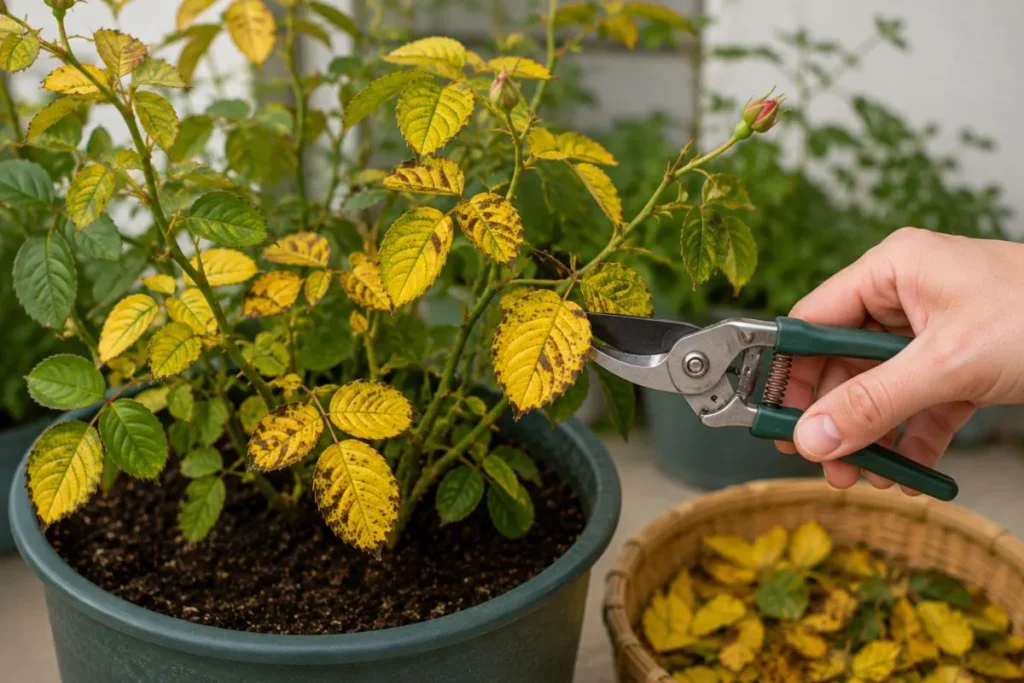 Should You Do About Yellow Rose Leaves?
