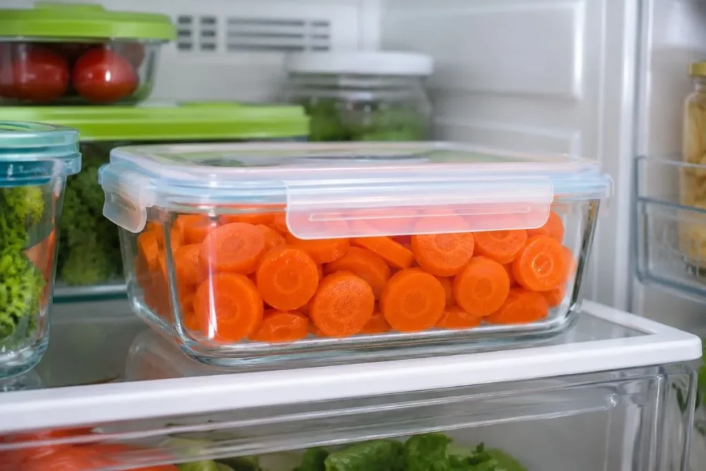 Store Cooked Carrots