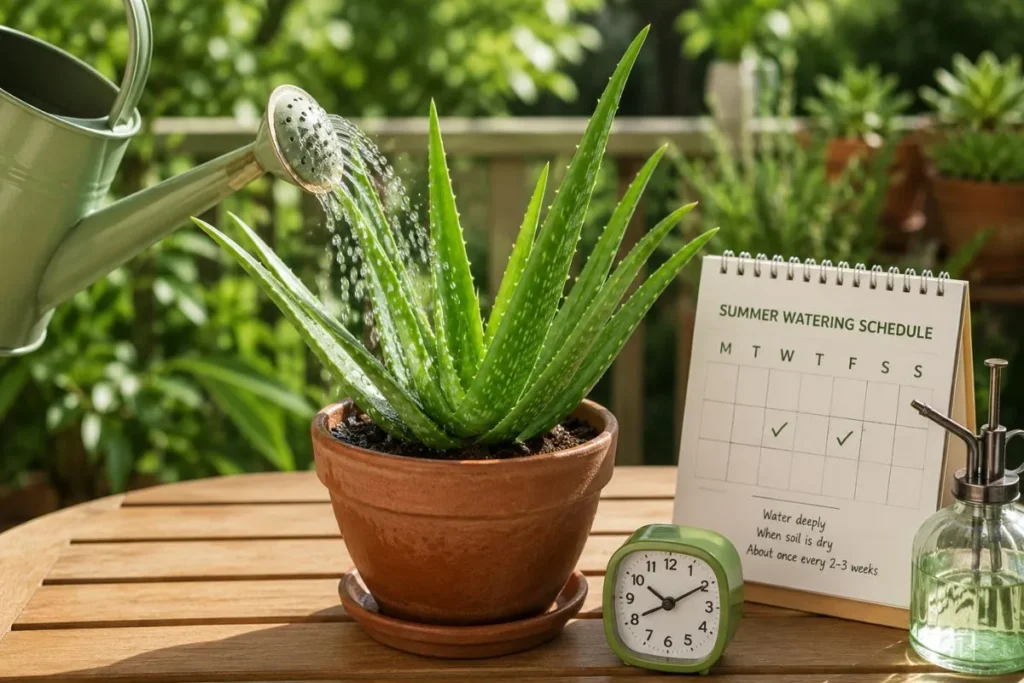Summer Watering Schedule