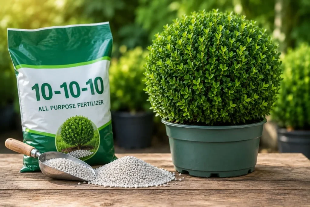Use 10-10-10 Fertilizer on Boxwoods?