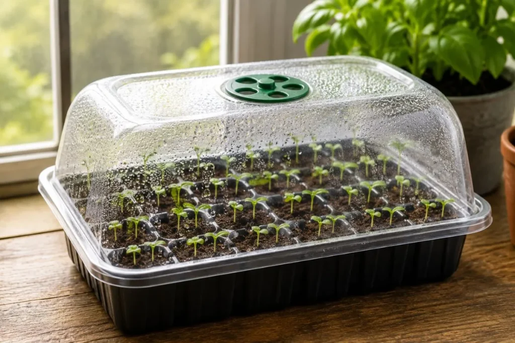 Use a Humidity Dome