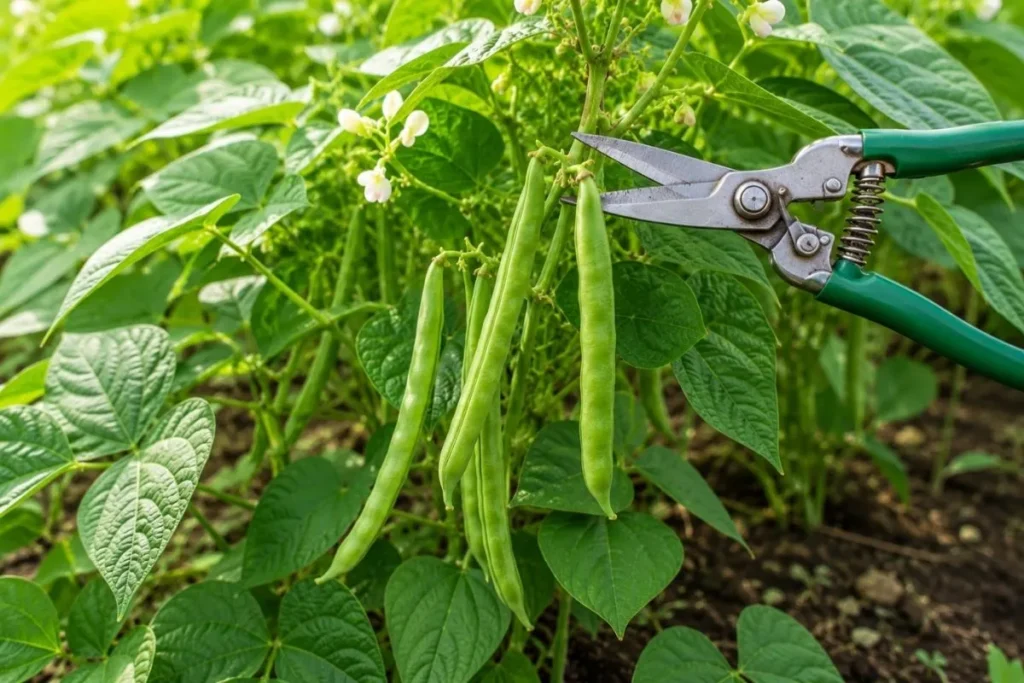 Using Garden Scissors or Pruners