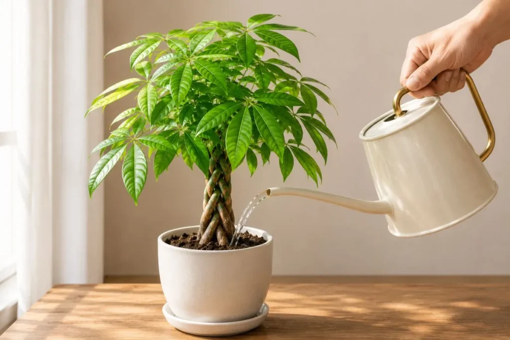  Water a Money Tree Plant