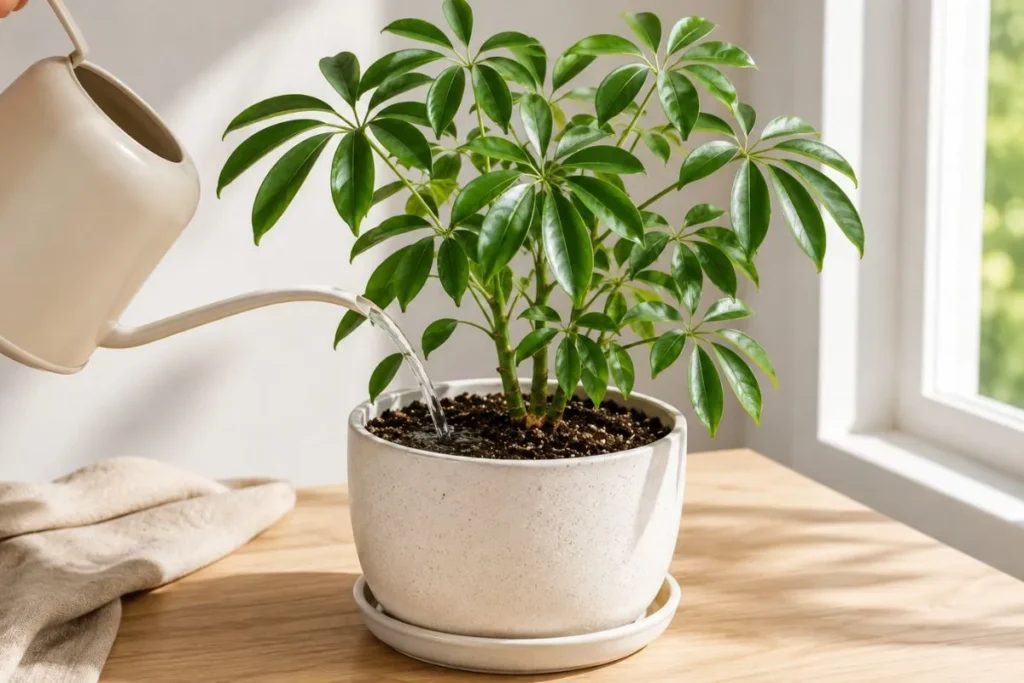 Water an Umbrella Plant Correctly