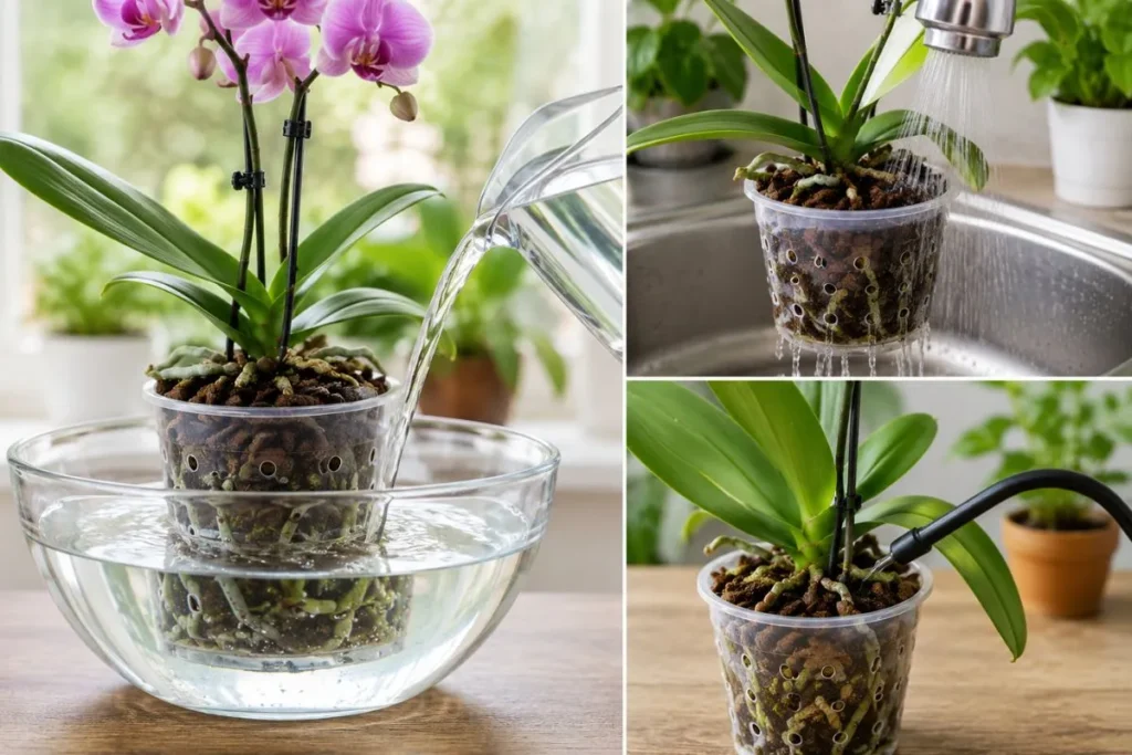 Watering Methods for Orchids