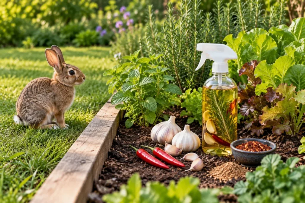 Apply Natural Rabbit Repellents
