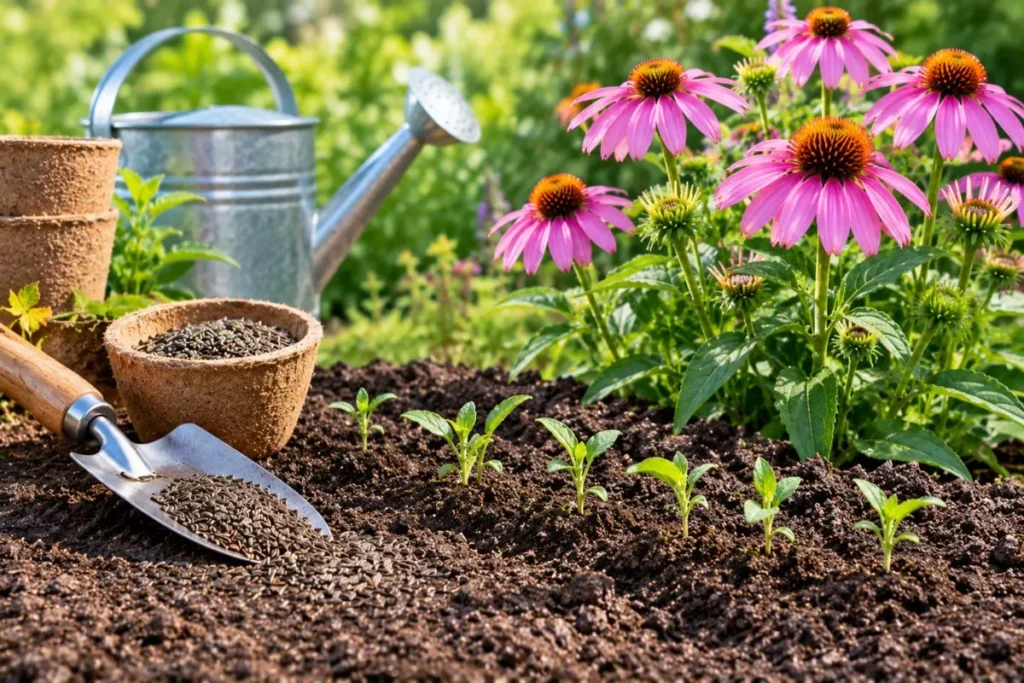 Benefits of Direct Sowing Coneflower Seeds