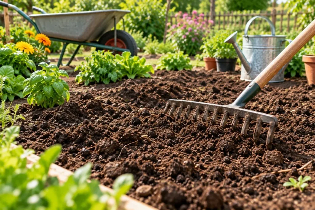 Clear and Loosen the Soil