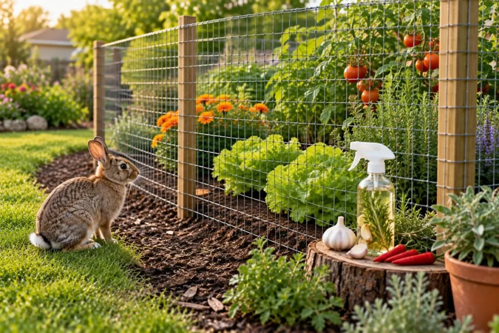 Combine Fencing with Natural Repellents