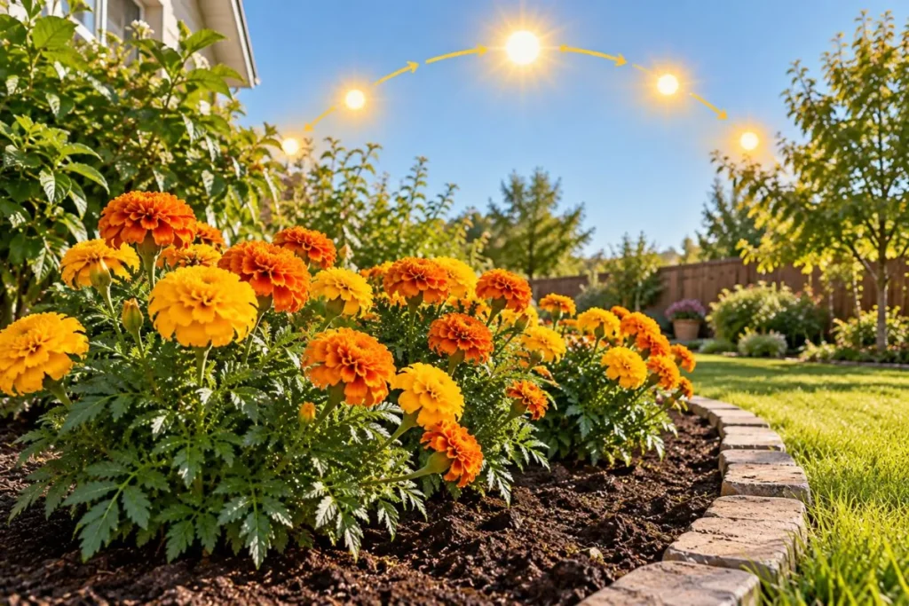 Consider the Garden's Daily Sun Pattern
