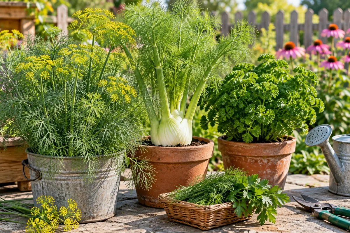 Dill, Fennel, and Parsley