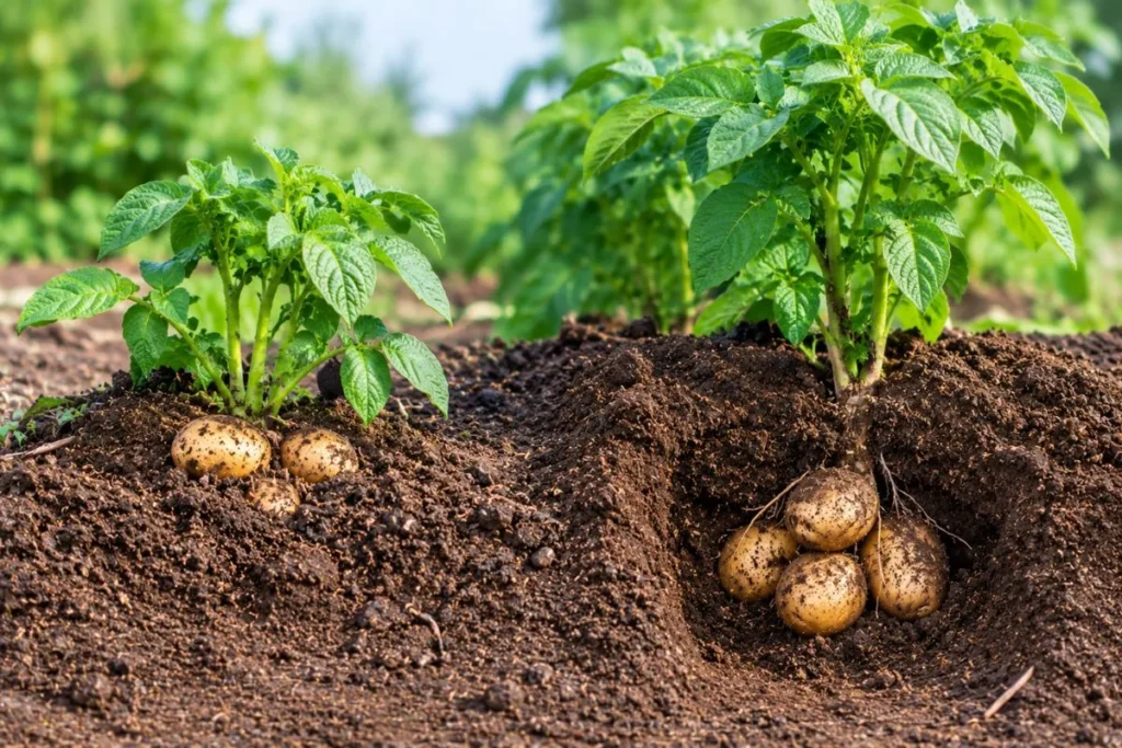 Planting Potatoes Too Shallow Can Be a Problem