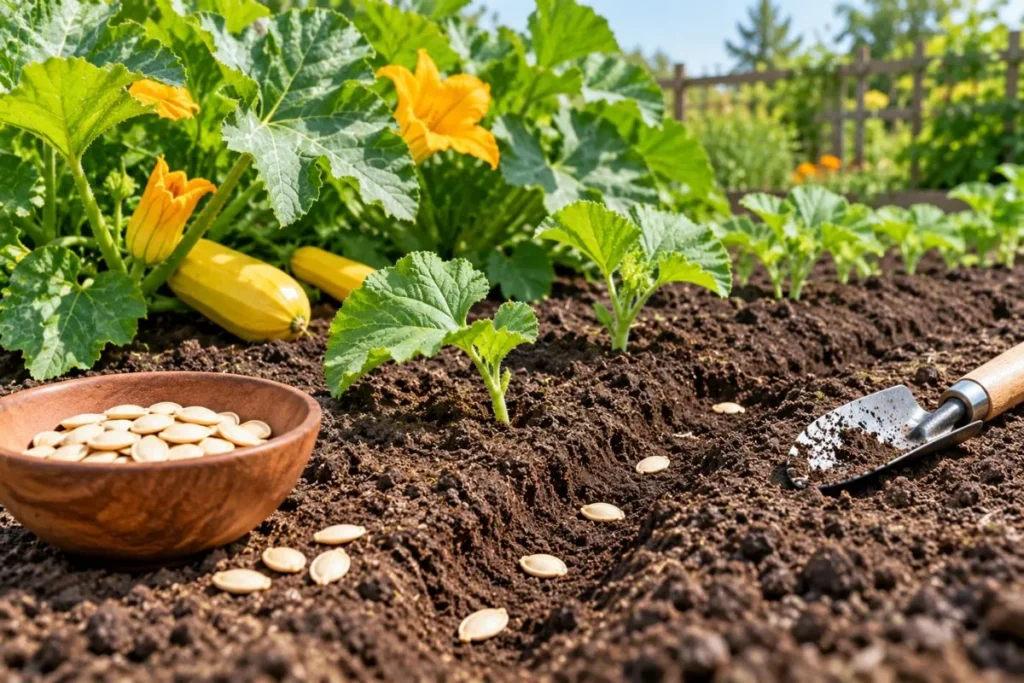 Planting Squash Seeds Outdoors