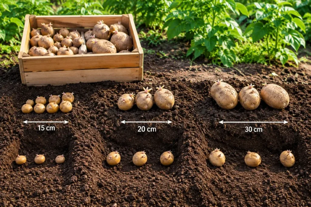 Potato Seed Spacing Based on Seed Size