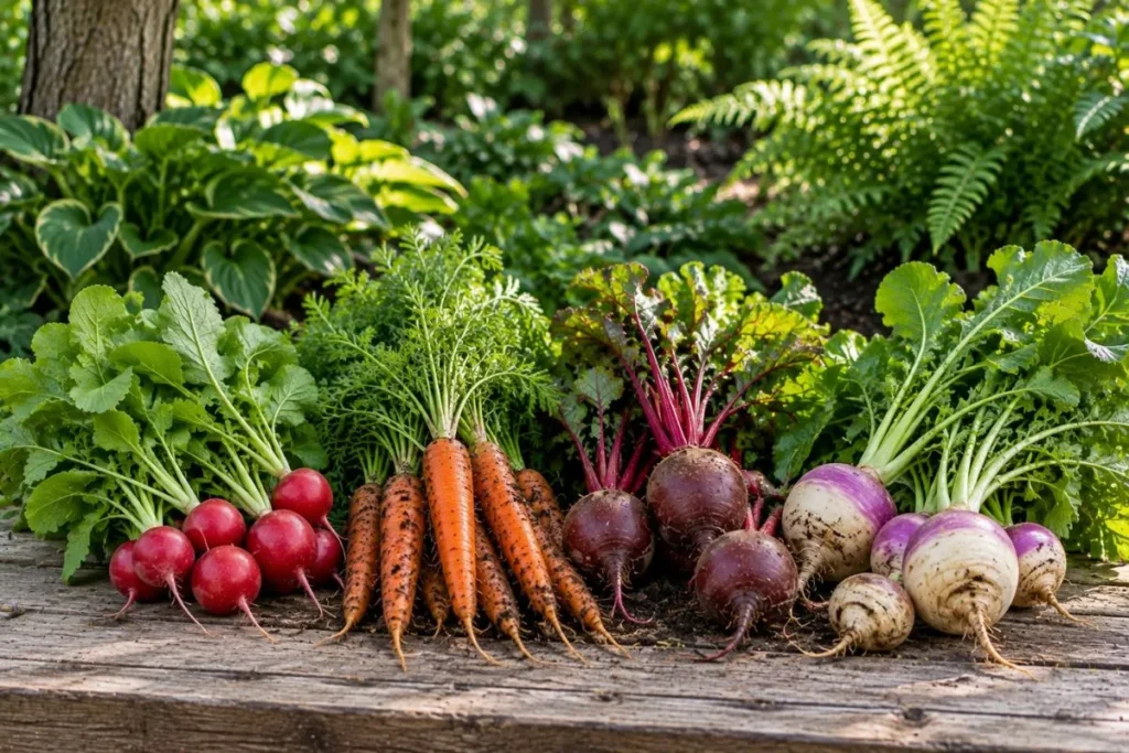  Root Vegetables for Partial Shade