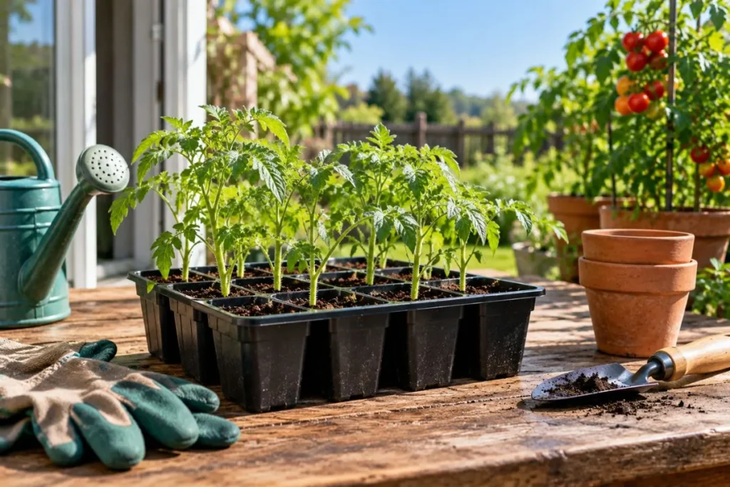 Start Hardening Off Tomato Seedlings