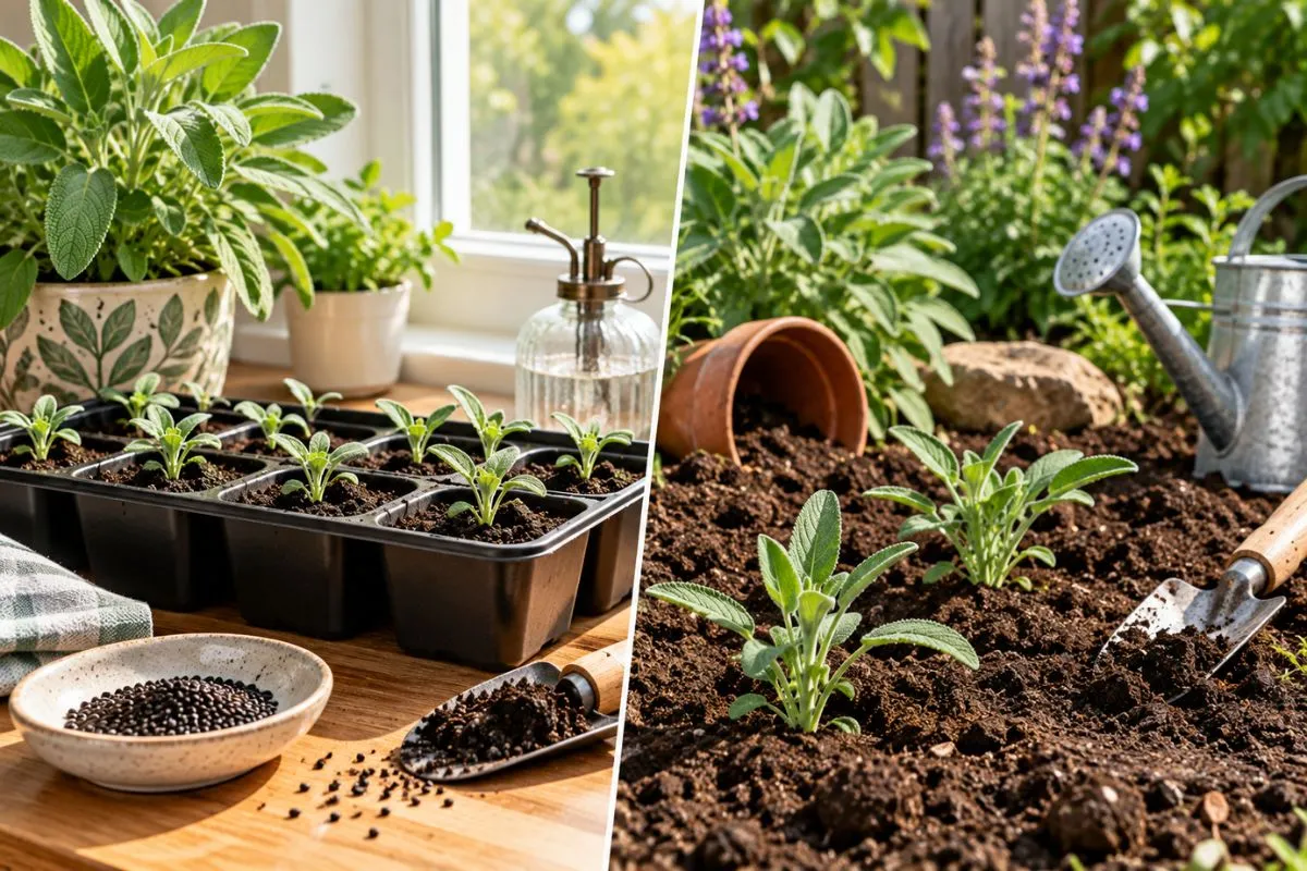  Start Sage Seeds Indoors or Outdoors