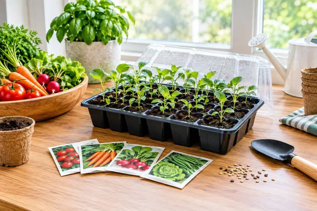 Start Vegetable Seeds Indoors