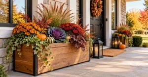 Read more about the article 21+ Stunning Fall Planter Box Ideas to Avoid a Dull Porch