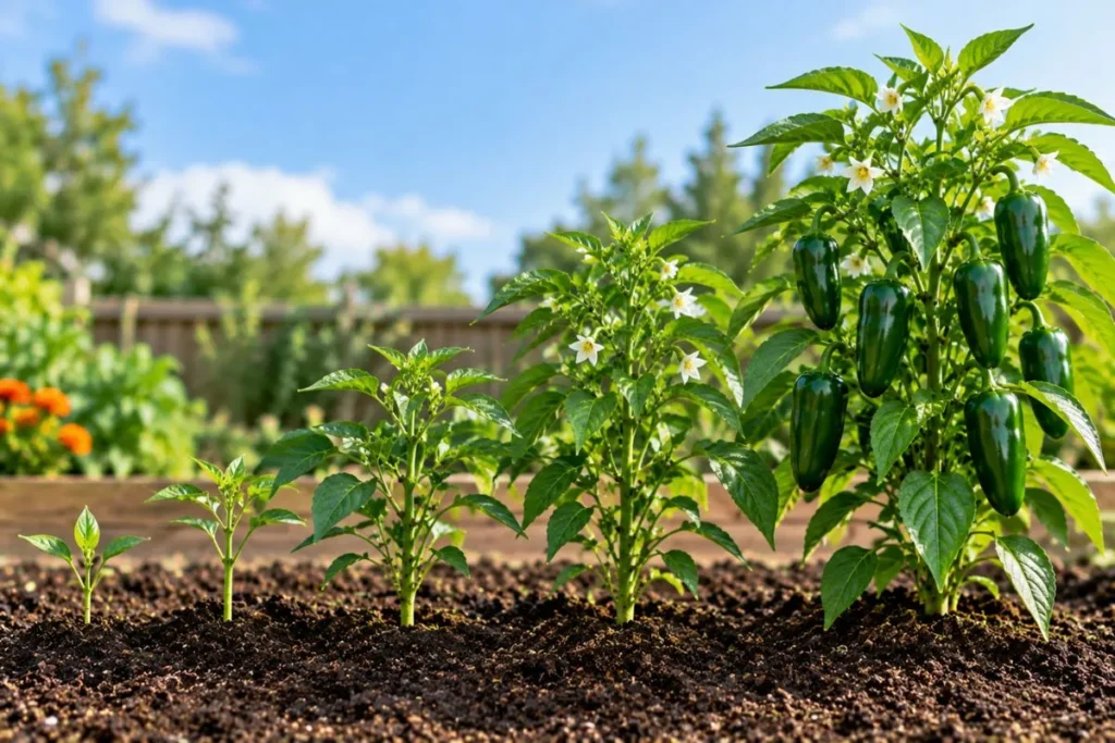 Take Jalapeno Plants to Reach Full Height