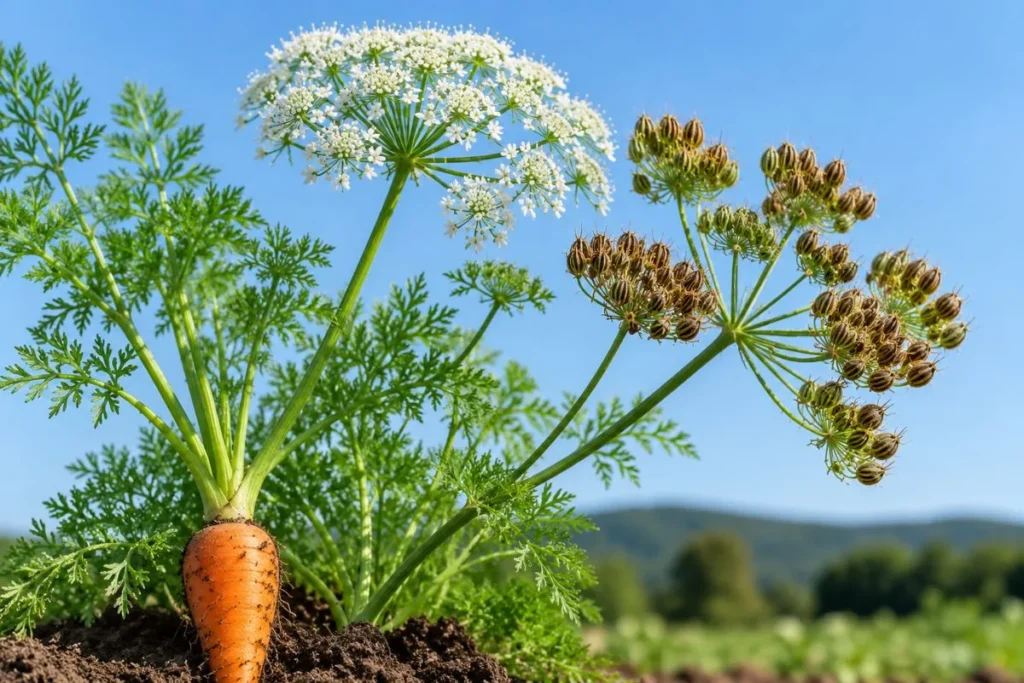 Where Are Carrot Seeds on the Plant