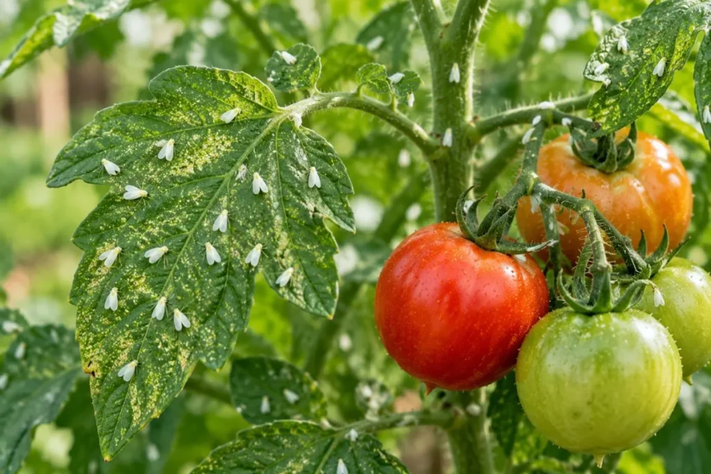 Whiteflies on Tomatoes