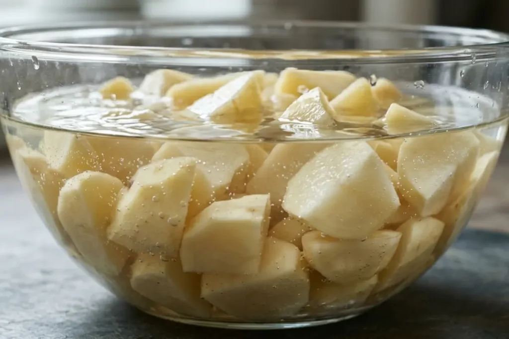 Potatoes Stay in Water
