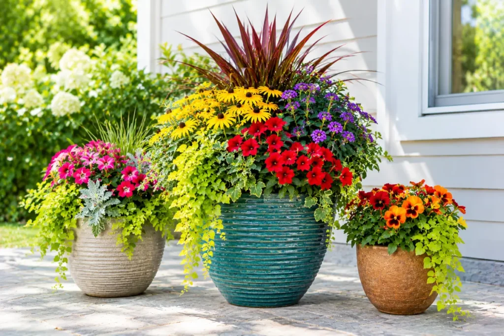 Add Color With Flowers and Foliage