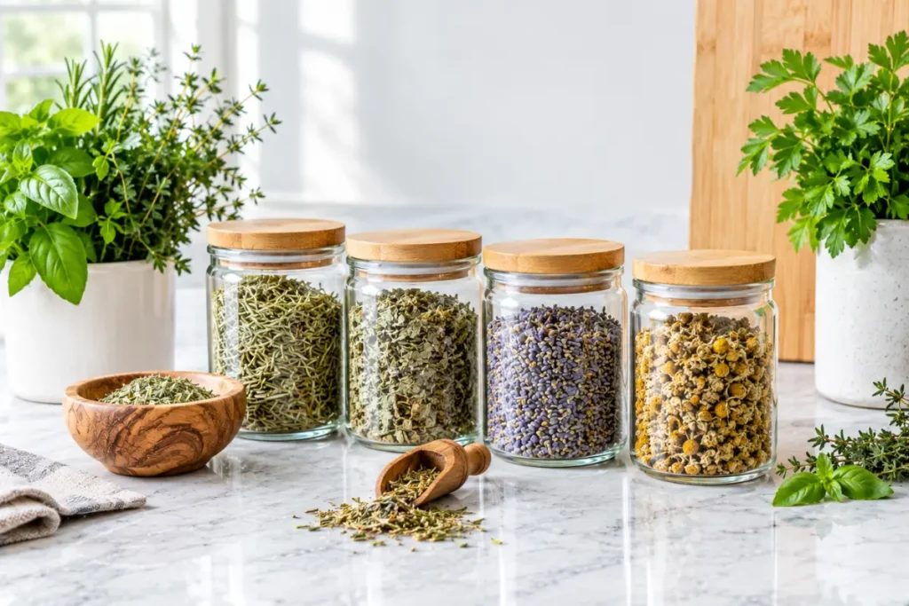 best way to store herbs