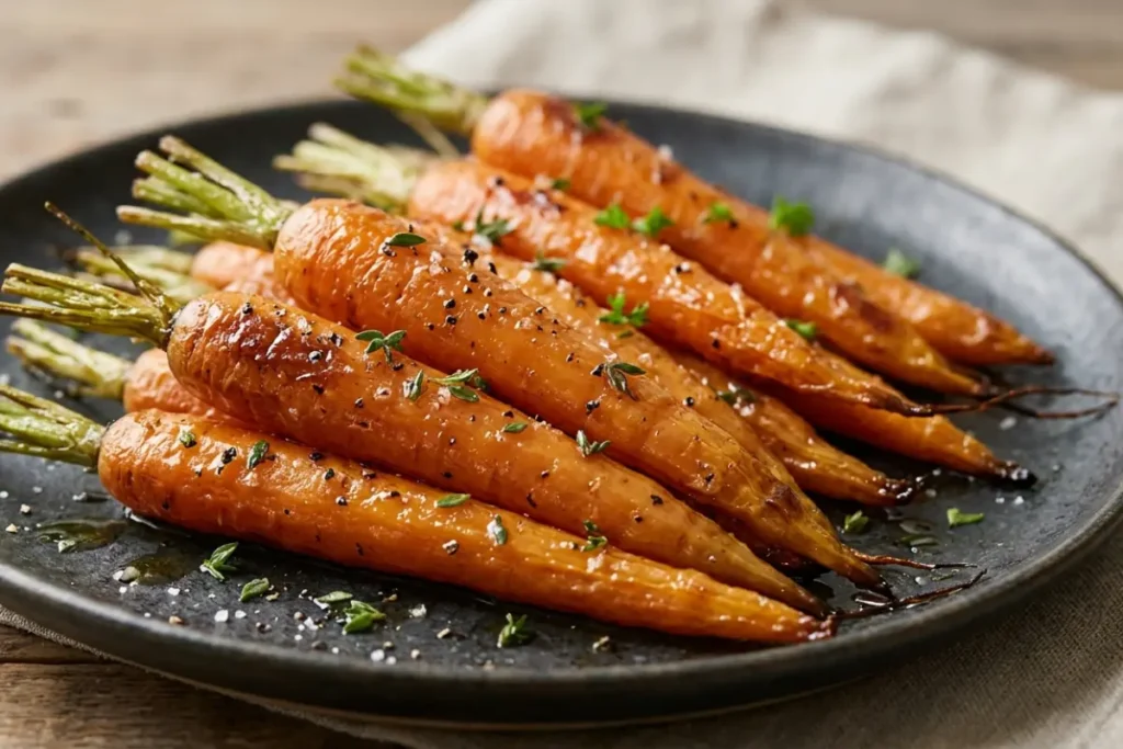 Carrots Before Serving