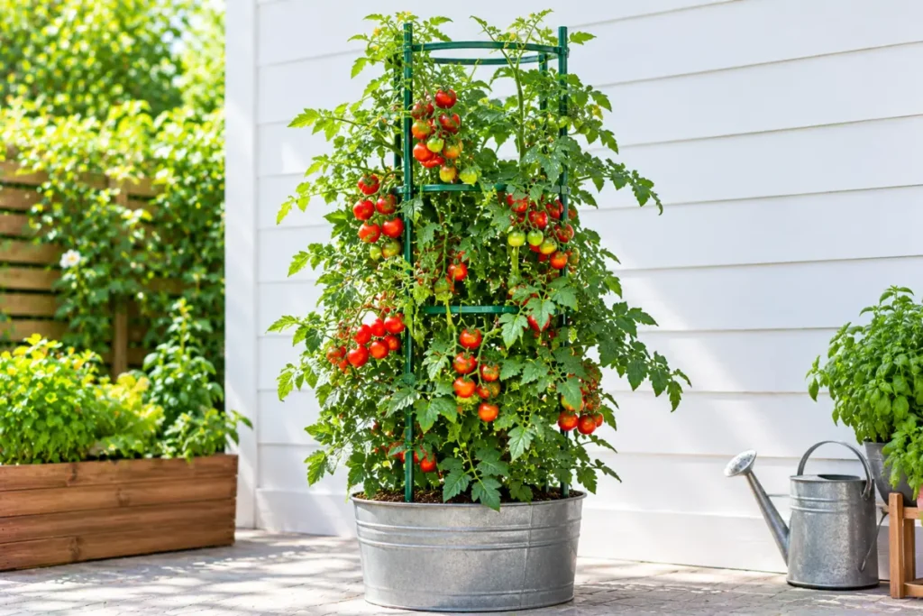 Climbing Tomatoes