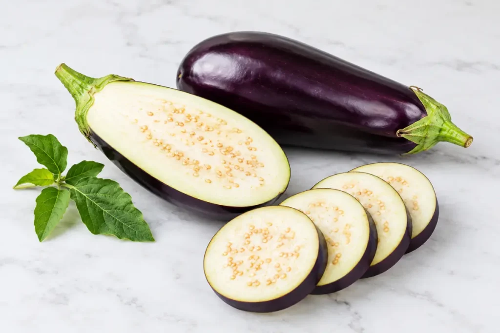 eggplant interior