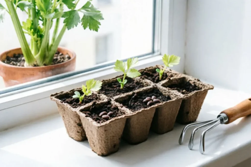 Grow Celery From Seeds Indoors