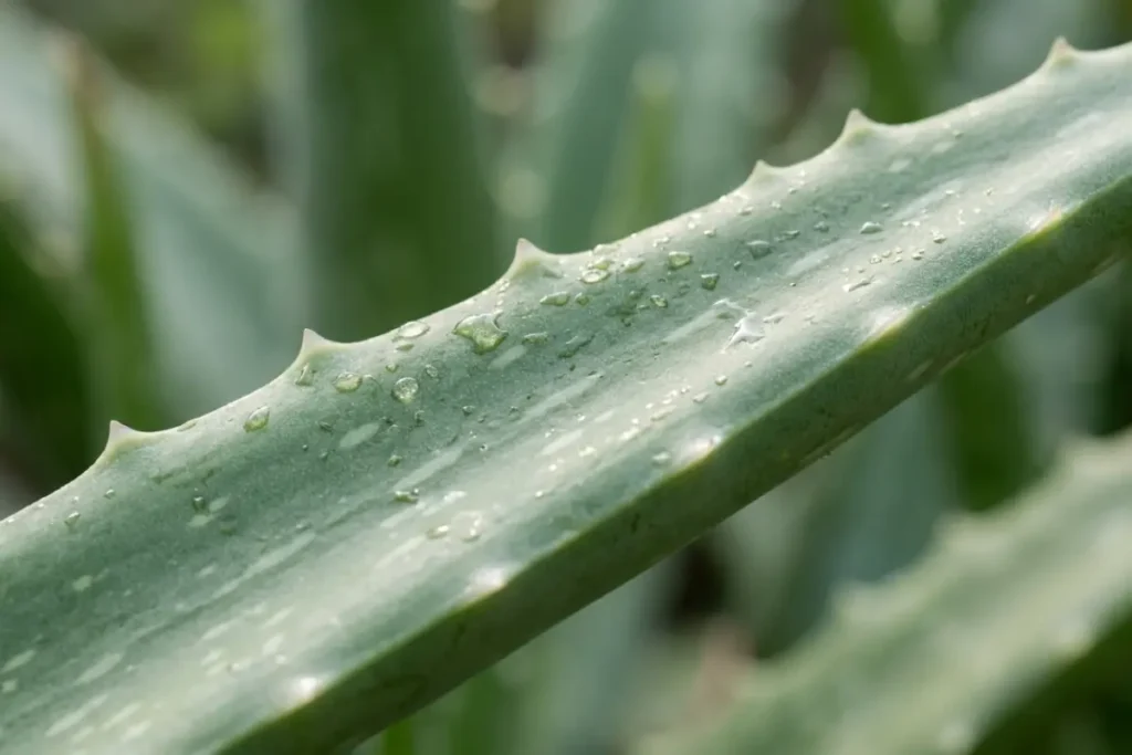  leaf from your aloe vera plant