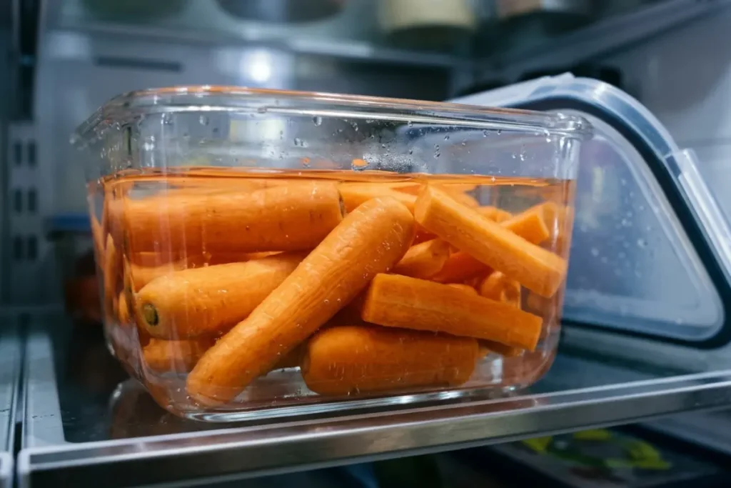 Peeled carrots need suitable storage conditions