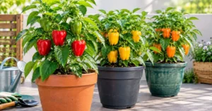 Read more about the article 11+Planting Bell Peppers in Containers: Powerful Tips for Bigger Healthier Peppers 